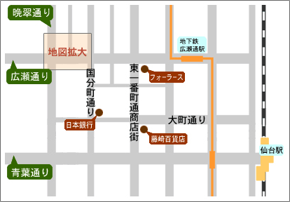 仙台市地図